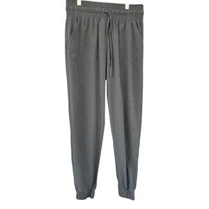 Albion Fit Jetsetter Joggers Medium Tall Gray Nylon Spandex Stretch Pants